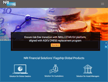 Tablet Screenshot of nrifintech.com